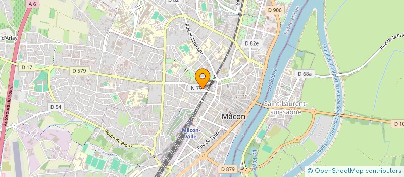 localisation de l'entreprise MADAME CLARISSE MESQUITA  MACON