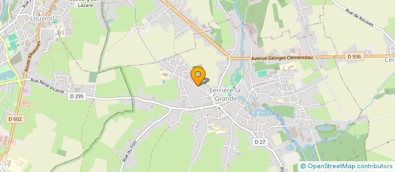 localisation de l'entreprise MADAME CLARISSE MORSA  FERRIERE-LA-GRANDE