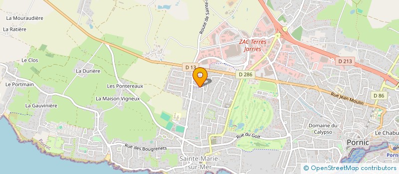 localisation de l'entreprise MADAME CLARISSE MUHL  PORNIC