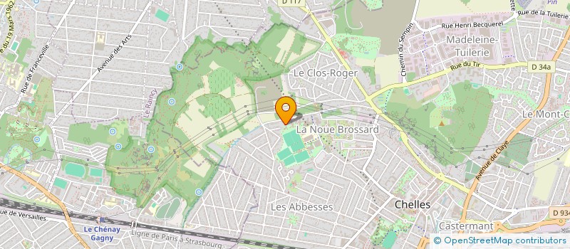 localisation de l'entreprise MADAME CLARISSE NSIMBA KHONDE  CHELLES