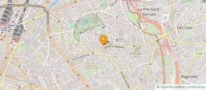 localisation de l'entreprise MADAME CLARISSE PAOLINI  PARIS