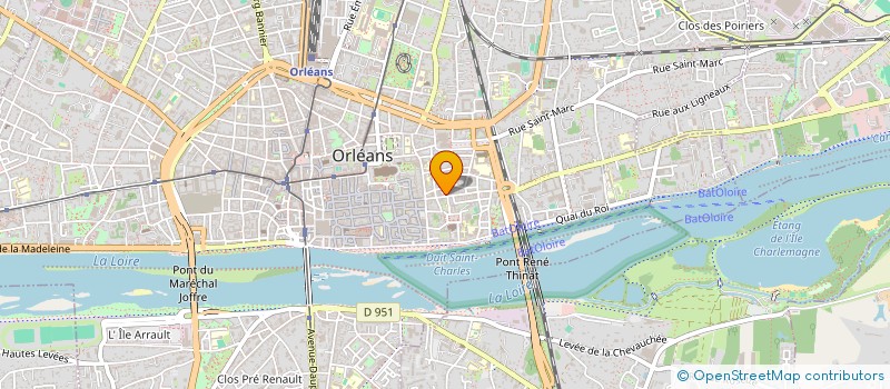 localisation de l'entreprise MADAME CLARISSE PASQUET  ORLEANS