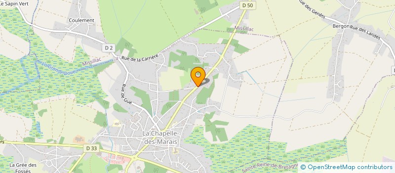 localisation de l'entreprise MADAME CLARISSE PERIO à LA CHAPELLE-DES-MARAIS