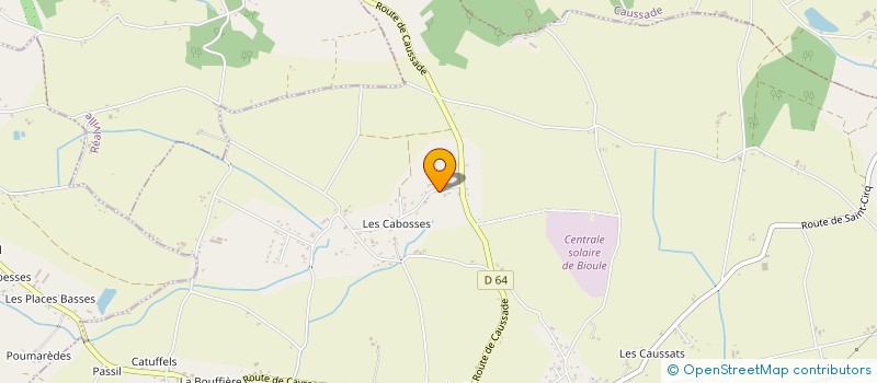 localisation de l'entreprise MADAME CLARISSE PERNET à BIOULE