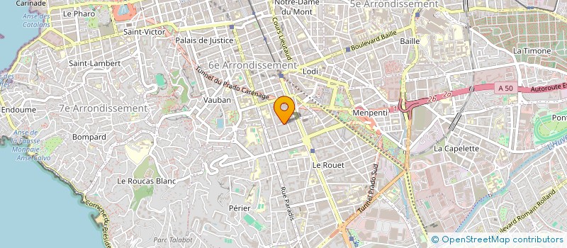 localisation de l'entreprise MADAME CLARISSE PHILIPONA à MARSEILLE