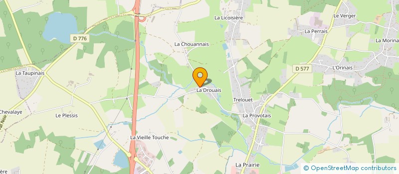 localisation de l'entreprise MADAME CLARISSE POHER  GUICHEN