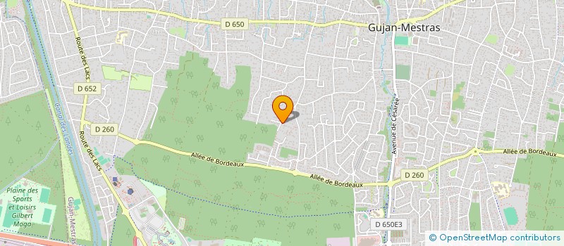 localisation de l'entreprise MADAME CLARISSE POLLE  GUJAN-MESTRAS