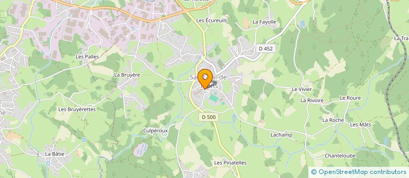localisation de l'entreprise MADAME CLARISSE POUATY DYAMBA à SAINT-PAL-DE-MONS