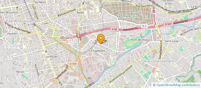 localisation de l'entreprise MADAME CLARISSE PULCHERIE  MARSEILLE