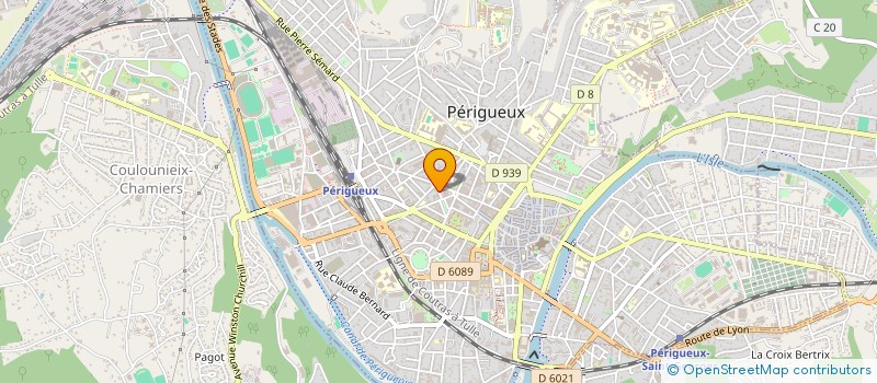 localisation de l'entreprise MADAME CLARISSE PUYBARAUD  PERIGUEUX