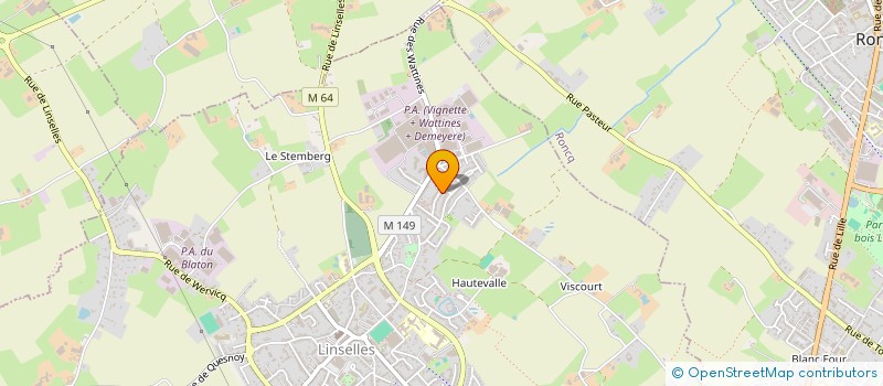 localisation de l'entreprise MADAME CLARISSE RASSON  LINSELLES