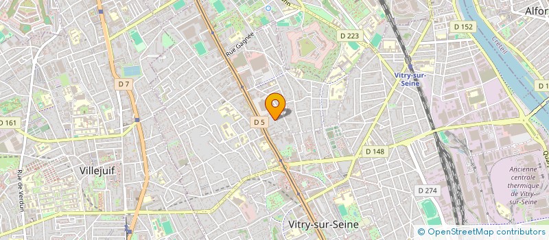 localisation de l'entreprise MADAME CLARISSE REBOTIER à VITRY-SUR-SEINE