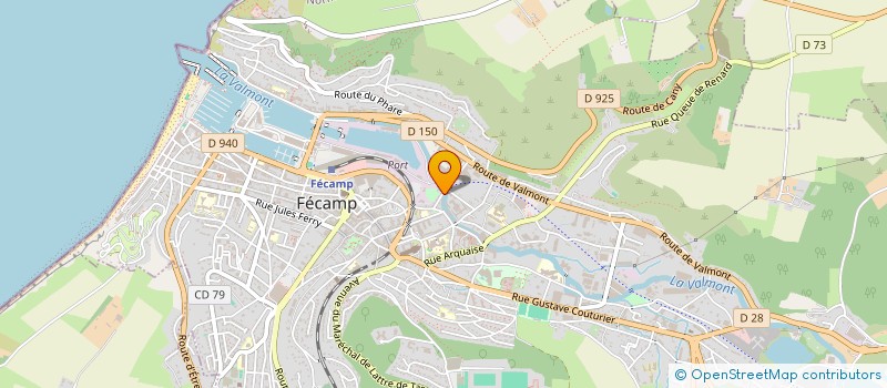 localisation de l'entreprise MADAME CLARISSE RINALDI  FECAMP