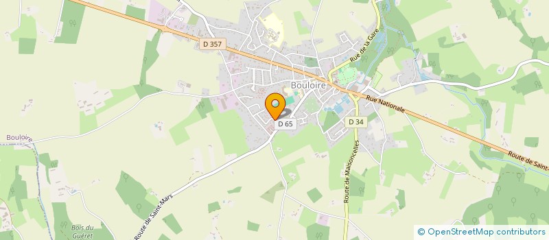 localisation de l'entreprise MADAME CLARISSE RIVIERE  BOULOIRE