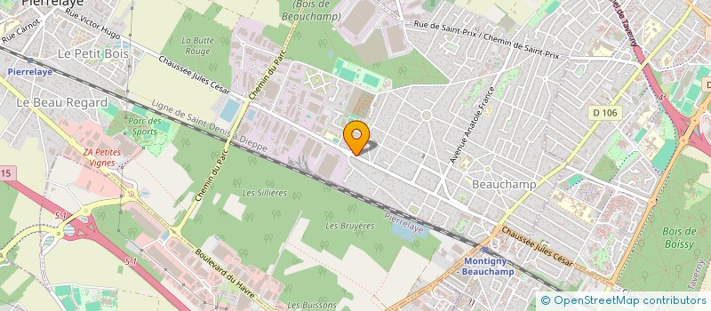 localisation de l'entreprise MADAME CLARISSE ROUILLERE  BEAUCHAMP