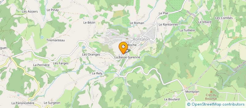 localisation de l'entreprise MADAME CLARISSE SAGNOL  RONTALON