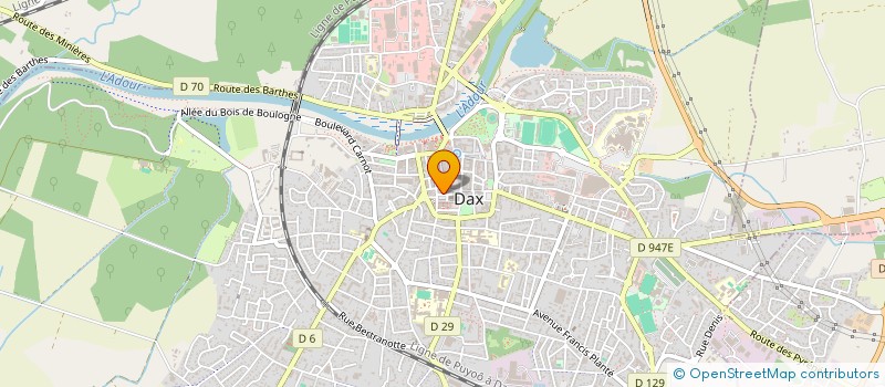 localisation de l'entreprise MADAME CLARISSE SAMONINI  DAX