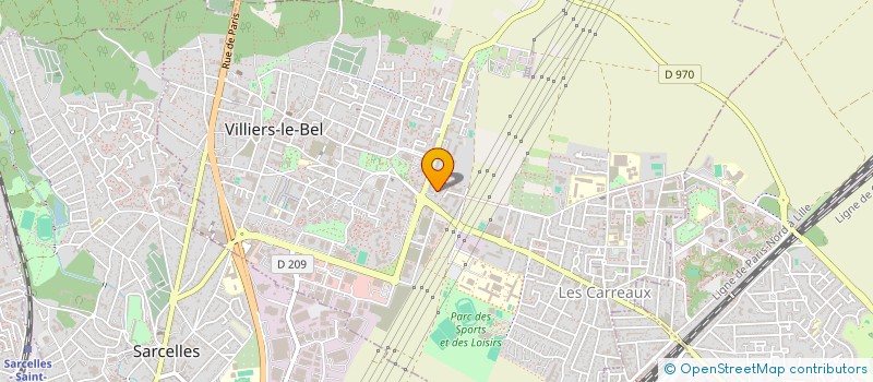 localisation de l'entreprise MADAME CLARISSE SATHIYALINGAM  VILLIERS-LE-BEL