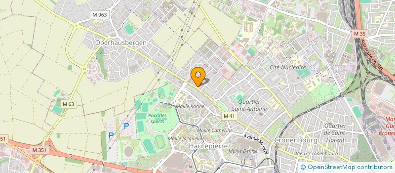 localisation de l'entreprise MADAME CLARISSE SELTZ à STRASBOURG