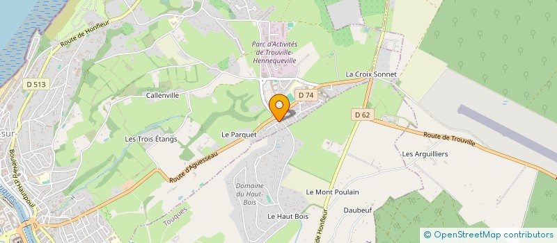 localisation de l'entreprise MADAME CLARISSE SERDARU  TROUVILLE-SUR-MER