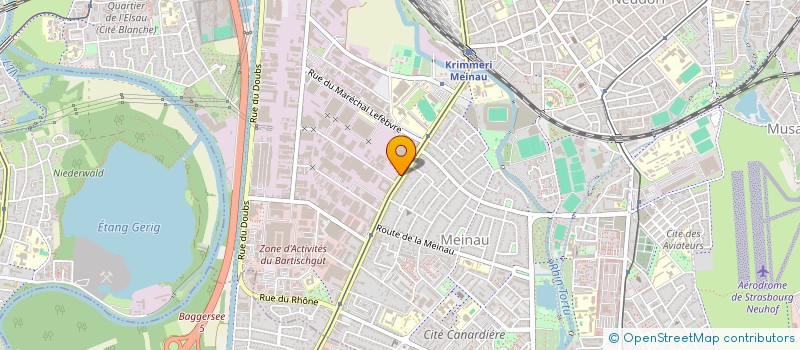 localisation de l'entreprise MADAME CLARISSE STEFFAN  STRASBOURG