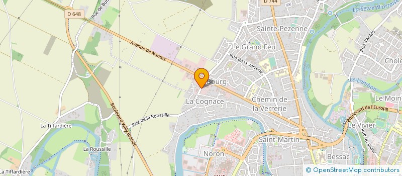 localisation de l'entreprise MADAME CLARISSE TETE à NIORT