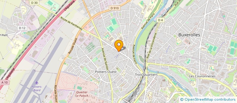 localisation de l'entreprise MADAME CLARISSE TOMASINI  POITIERS