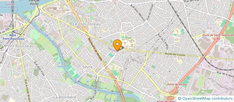localisation de l'entreprise MADAME CLARISSE TOUCHET à NANTES