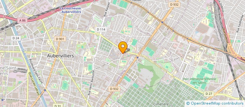 localisation de l'entreprise MADAME CLARISSE TRANCHARD à AUBERVILLIERS