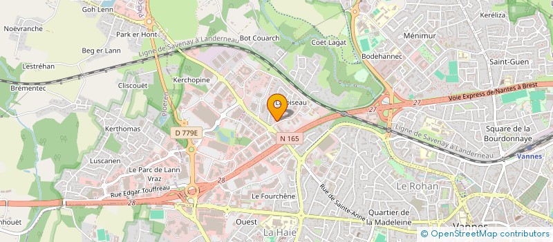 localisation de l'entreprise MADAME CLARISSE TREMAN  VANNES