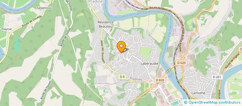 localisation de l'entreprise MADAME CLARISSE TREUILLE  PRADINES