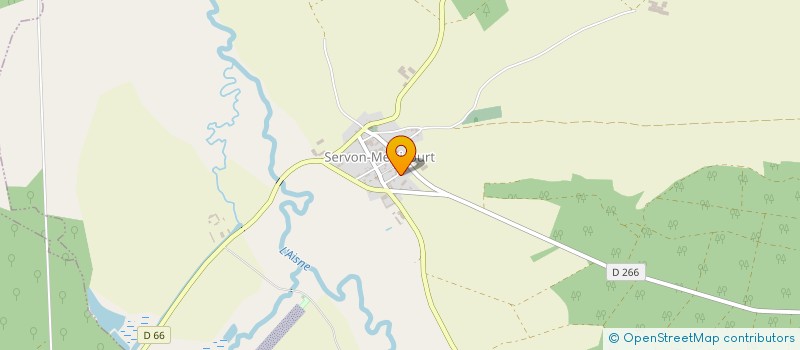 localisation de l'entreprise MADAME CLARISSE TROGNON  SERVON-MELZICOURT