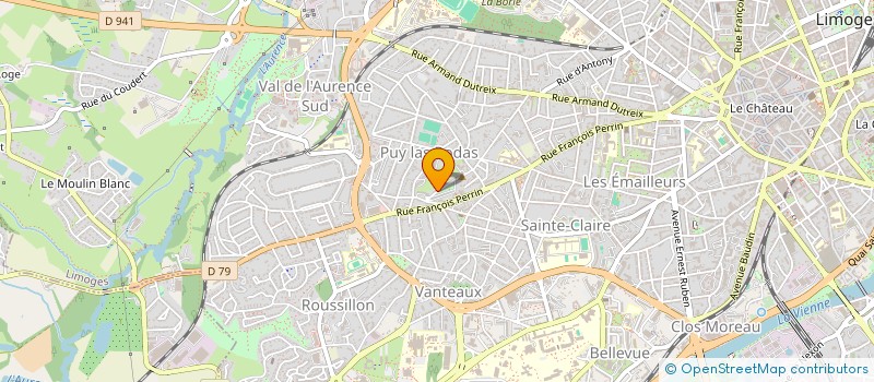 localisation de l'entreprise MADAME CLARISSE VALLENARI à LIMOGES