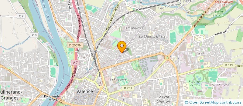 localisation de l'entreprise MADAME CLARISSE VANHEDE  BOURG-LES-VALENCE