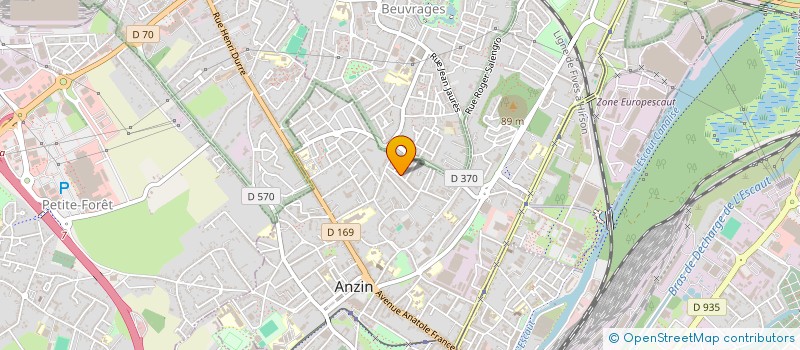 localisation de l'entreprise MADAME CLARISSE VASSEUR  ANZIN