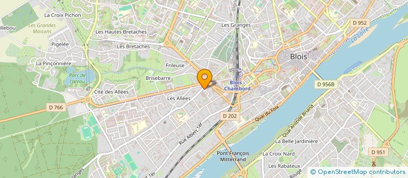 localisation de l'entreprise MADAME CLARISSE VICTORIN  BLOIS