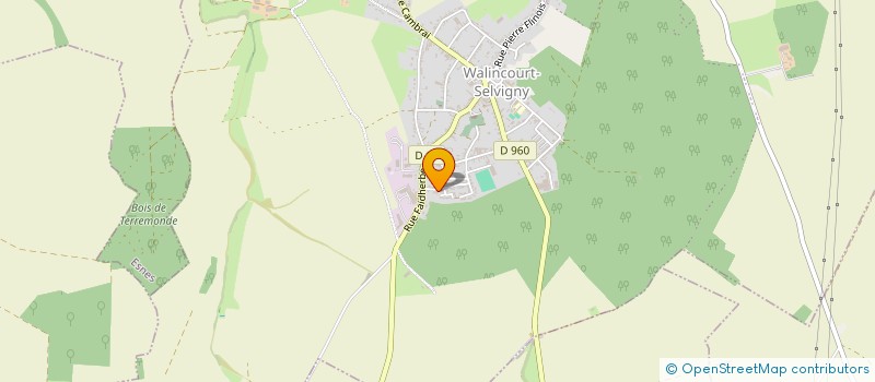 localisation de l'entreprise MADAME CLARISSE VIOLET  WALINCOURT-SELVIGNY