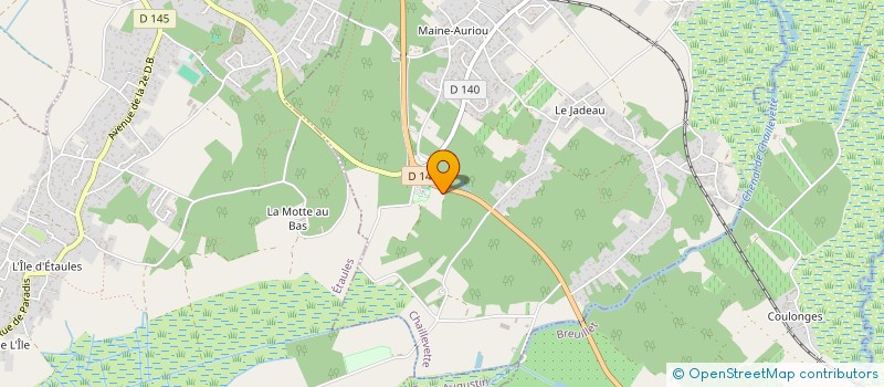 localisation de l'entreprise MADAME CLARISSE VOLLETTE  CHAILLEVETTE