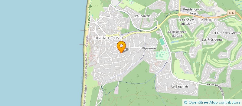 localisation de l'entreprise MADAME CLARISSE WAUTIER  LACANAU