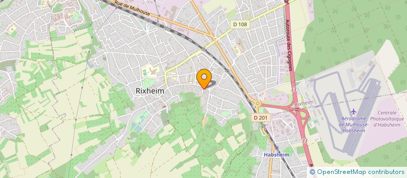 localisation de l'entreprise MADAME CLARISSE WEBER  RIXHEIM