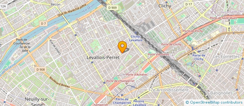 localisation de l'entreprise MADAME CLARISSE YAHADI à LEVALLOIS-PERRET