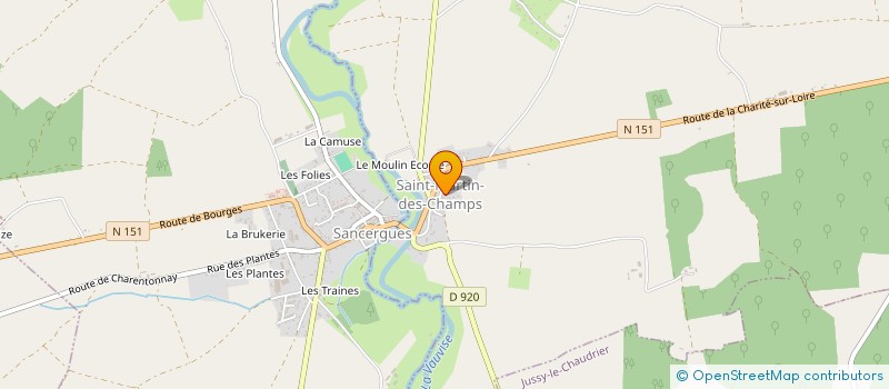 localisation de l'entreprise MADAME CLARISSE YAMASHITA  SAINT-LAURENT-L'ABBAYE