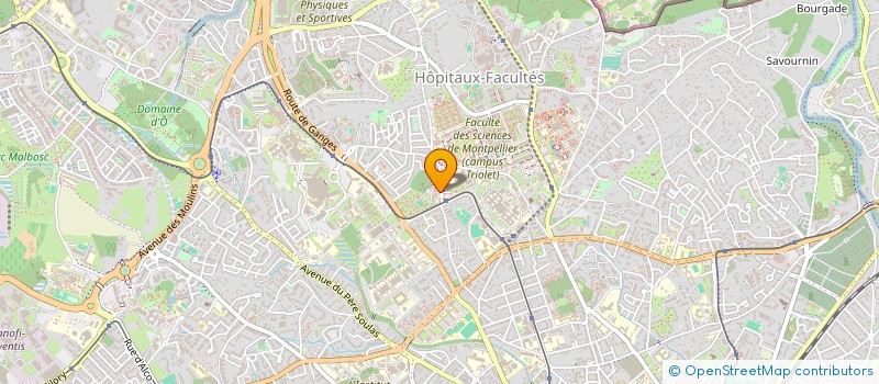 localisation de l'entreprise MADAME CLARYCE ALEXANDRE  MONTPELLIER