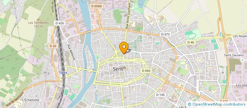 localisation de l'entreprise MADAME CLARYS LEGAULT  SENS