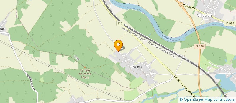 localisation de l'entreprise MADAME CLARYSSE GREGOIRE  CEZY