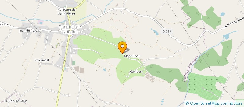 localisation de l'entreprise MADAME CLARYSSE LOUVEL  GONTAUD-DE-NOGARET