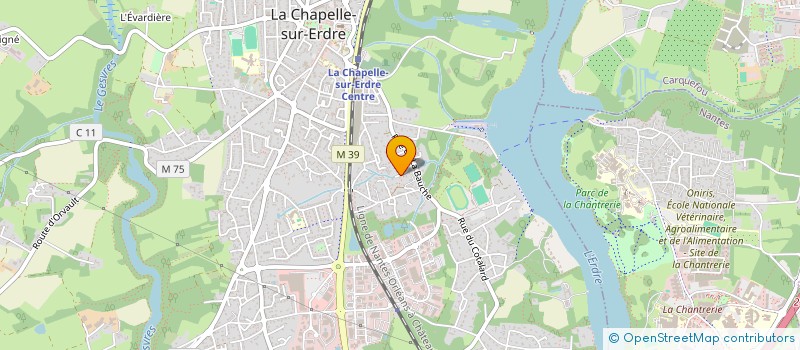 localisation de l'entreprise MADAME CLARYSSE MAUREILLE à LA CHAPELLE-SUR-ERDRE