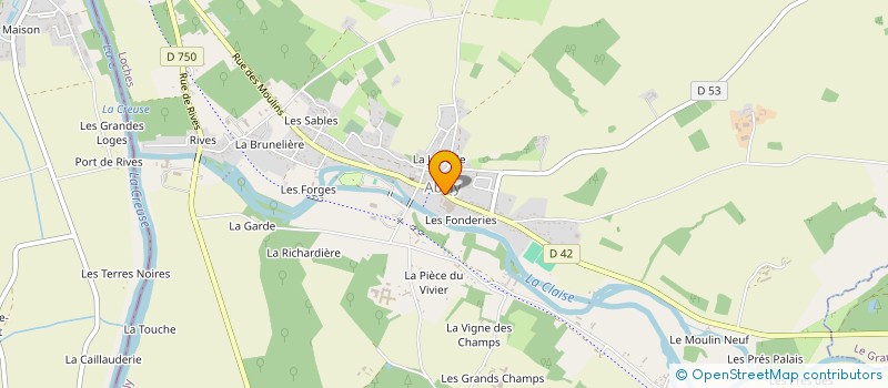 localisation de l'entreprise MADAME CLARYSSE PRIER  ABILLY