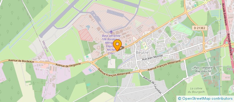 localisation de l'entreprise MADAME CLARYSSE REMY  MERIGNAC