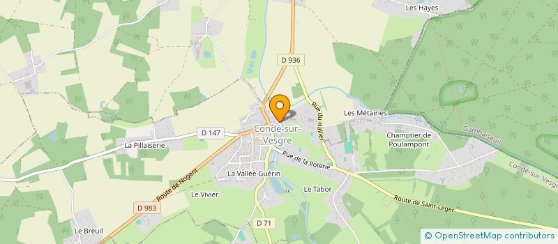 localisation de l'entreprise MADAME CLARYSSE TROCHERIE  CONDE-SUR-VESGRE